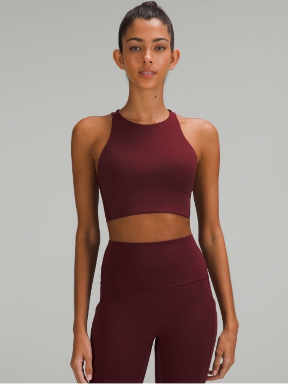 🍋 Lululemon Like a Cloud High Neck Longline Bra